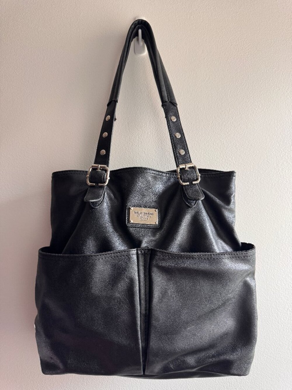 Relic Faux Leather Square Tote Bag
